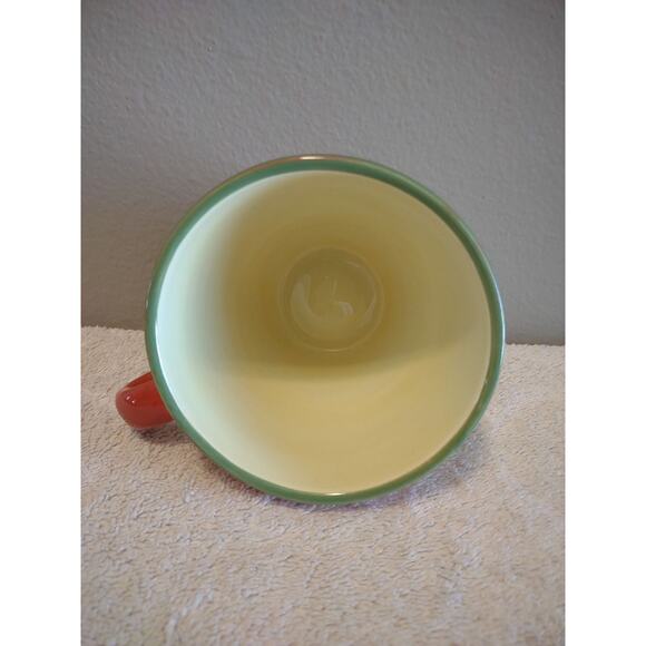 Pfaltzgraff Napoli hand-painted oversize large stoneware coffee mug cup - Picture 3 of 6